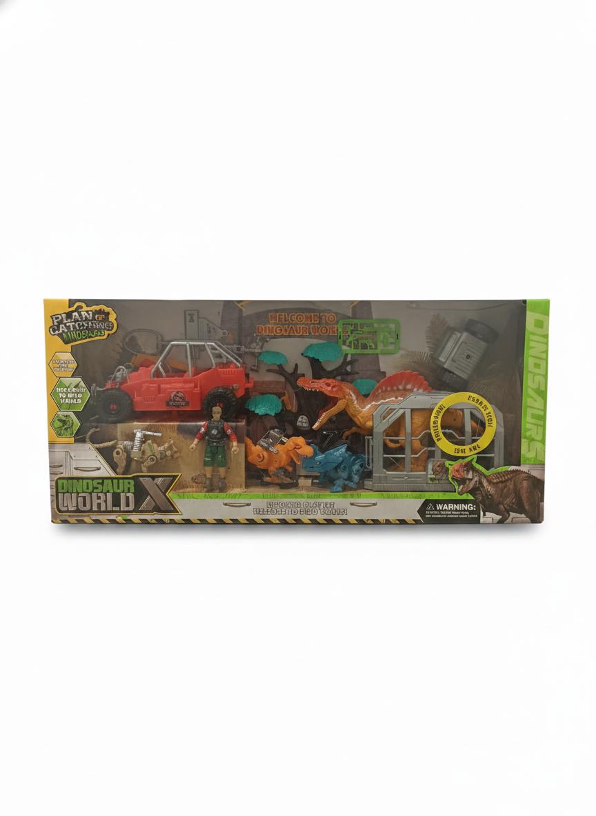 Dinosaur World X: Plan of Catching Dinosaurs Play Set