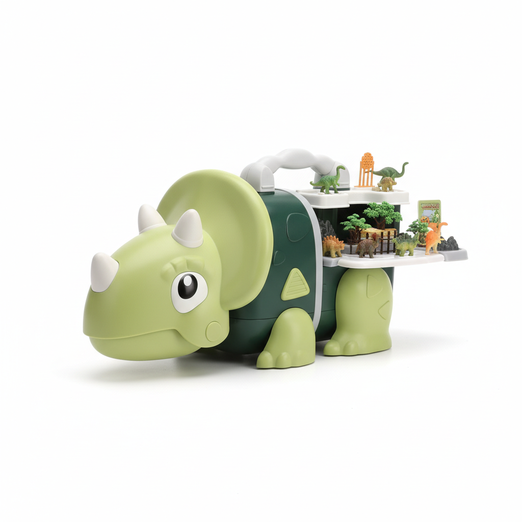 Dinosaurs Play House Triceratops Playset