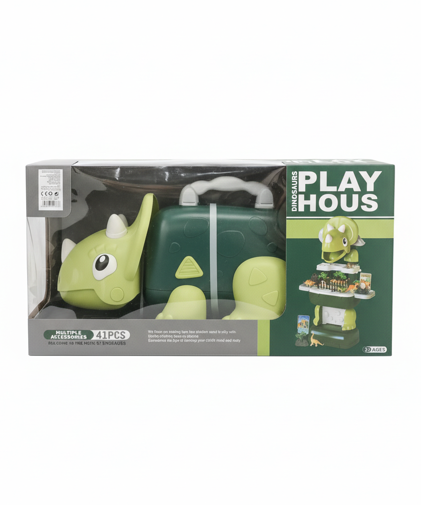Dinosaurs Play House Triceratops Playset
