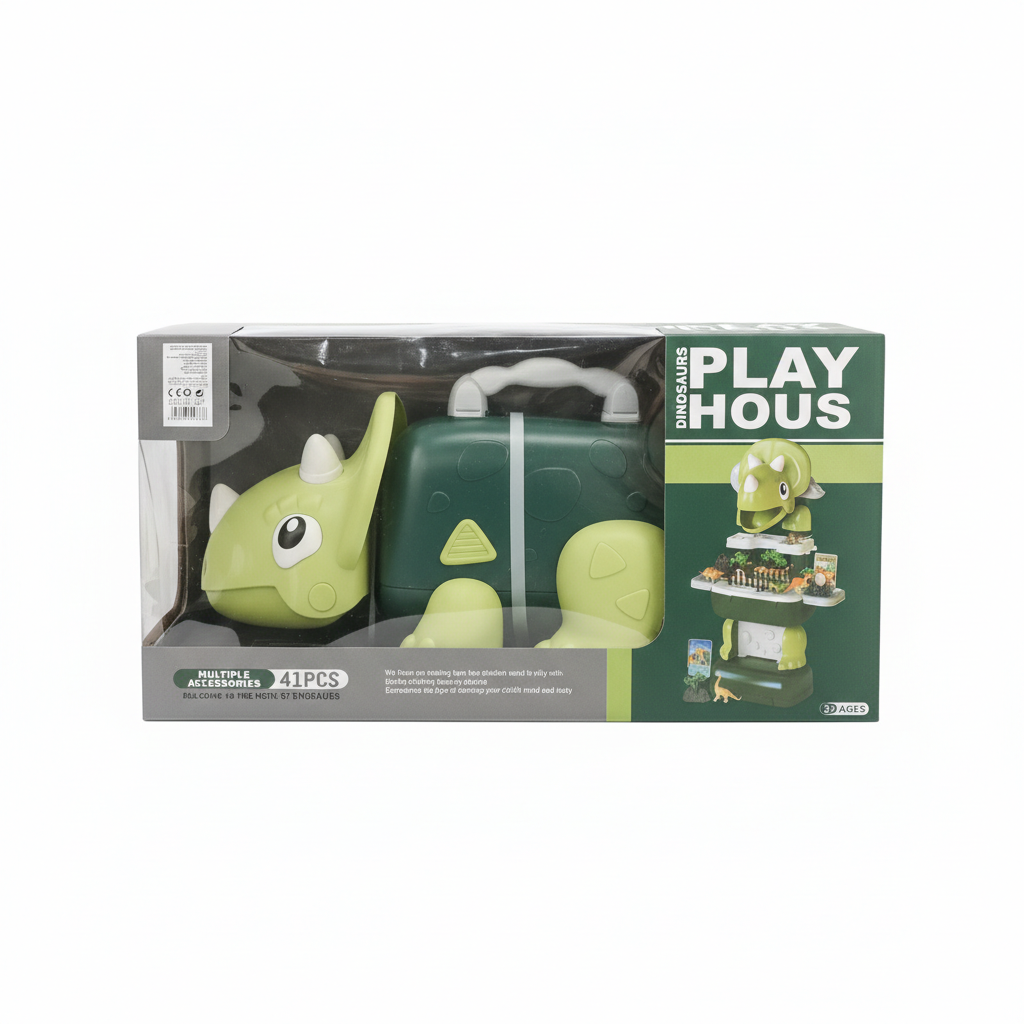 Dinosaurs Play House Triceratops Playset