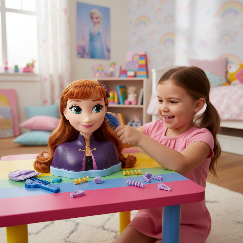 Disney Frozen Anna Styling Head