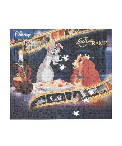 Disney Lady and the Tramp Iconic Moments 1000 Piece Jigsaw Puzzle