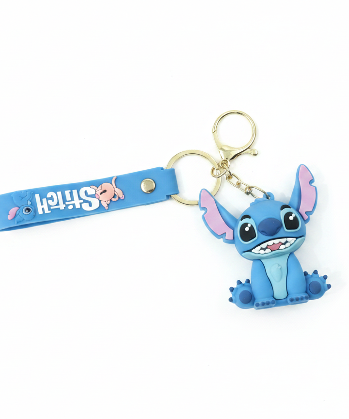 Disney Lilo & Stitch Silicone Keychain