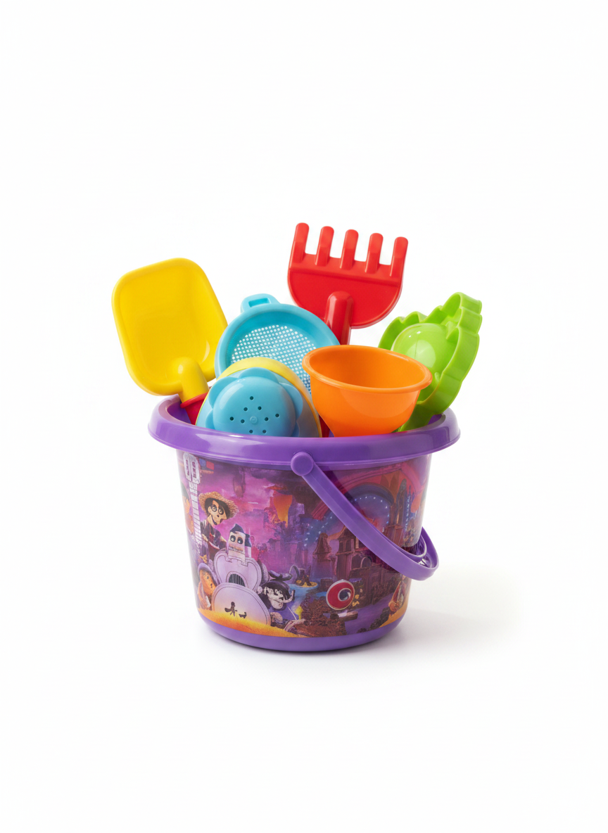 Disney Pixar Coco Themed Beach Bucket & Sand Toy Set