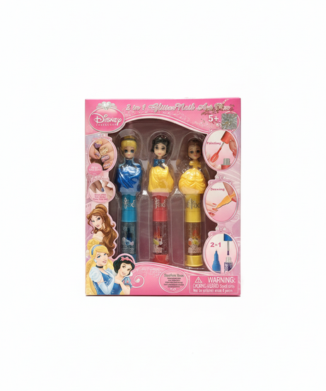 Disney Princess 2 in 1 Glitter Nail Art Pen Set