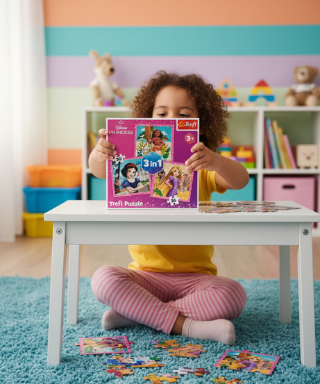 Disney Princess 3 in 1 Trefl Puzzle