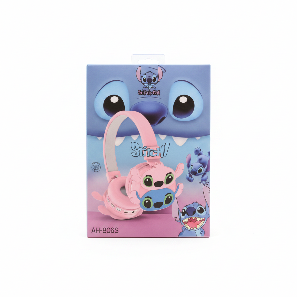 Disney Stitch & Angel Wireless Headphones AH-806S