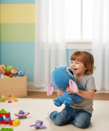 Disney Stitch Plush Toy, Blue (35cm)
