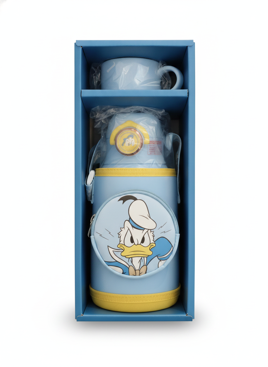 Disney Donald Duck Character Thermos & Cup Gift Set