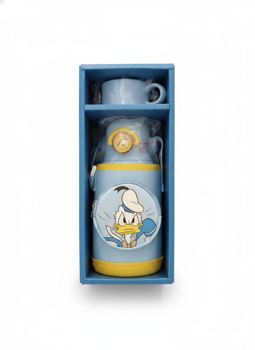Disney Donald Duck Character Thermos & Cup Gift Set