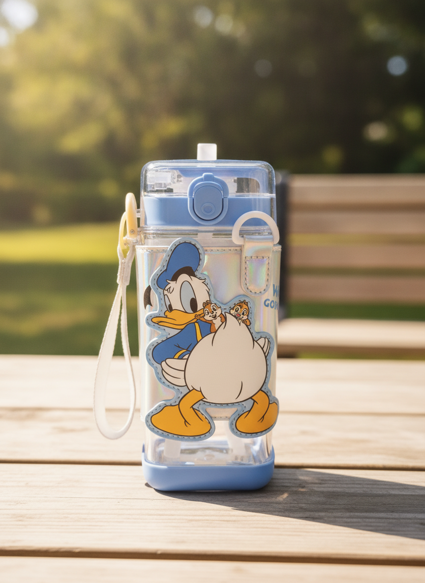 Disney Donald Duck & Friends Holographic Water Bottle
