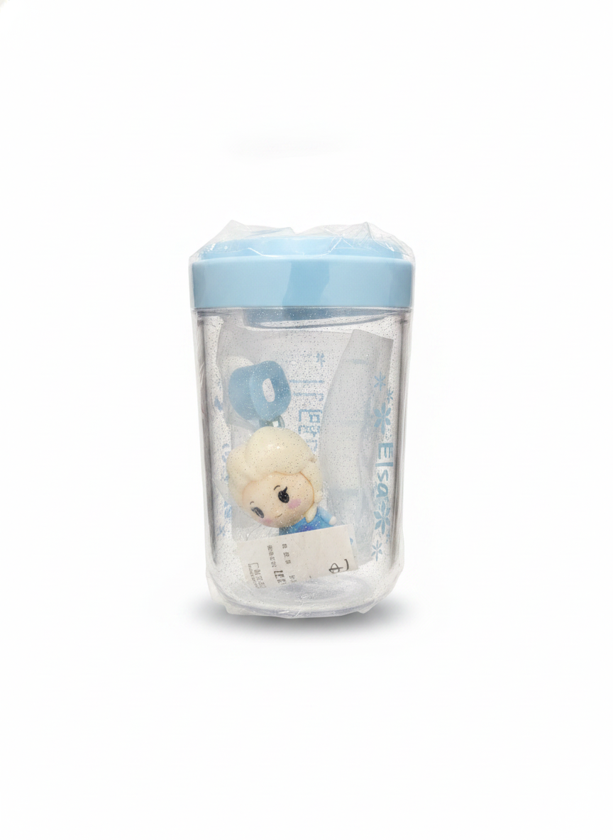 Disney Frozen Elsa Glitter Tumbler with Mini Figure