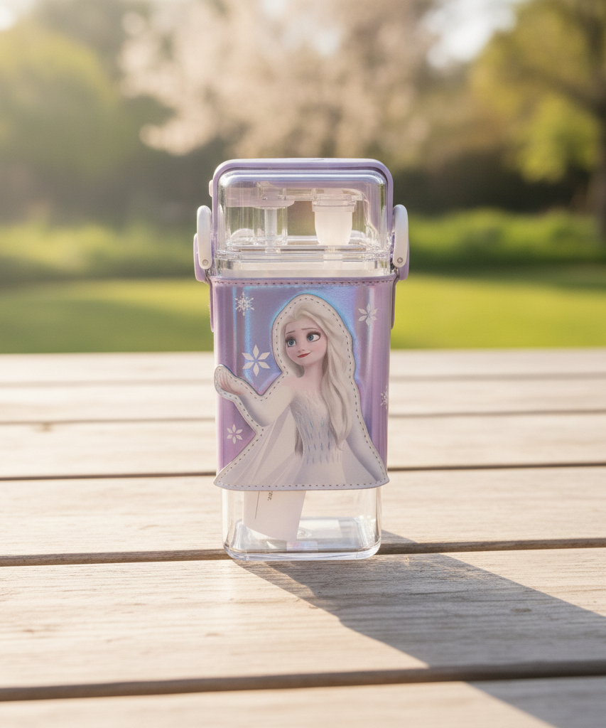 Disney Frozen Elsa Kids Water Bottle with Strap