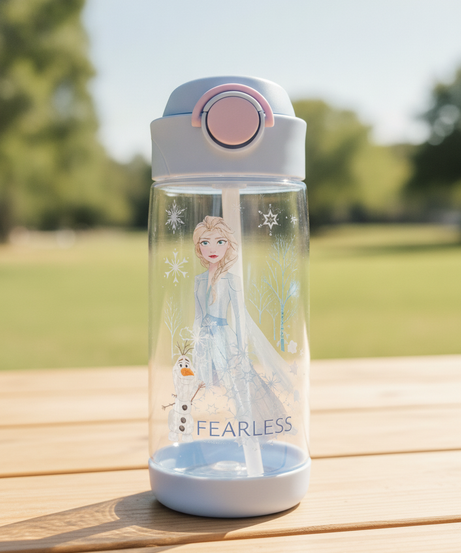 Disney Frozen Elsa & Olaf Fearless Straw Water Bottle