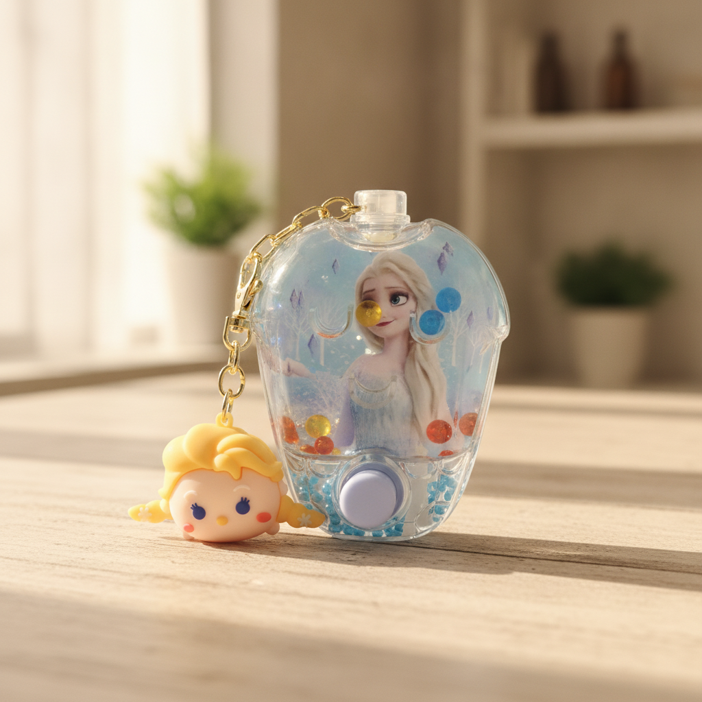 Disney Frozen Series Hangable Mini Water Dispenser Keychain