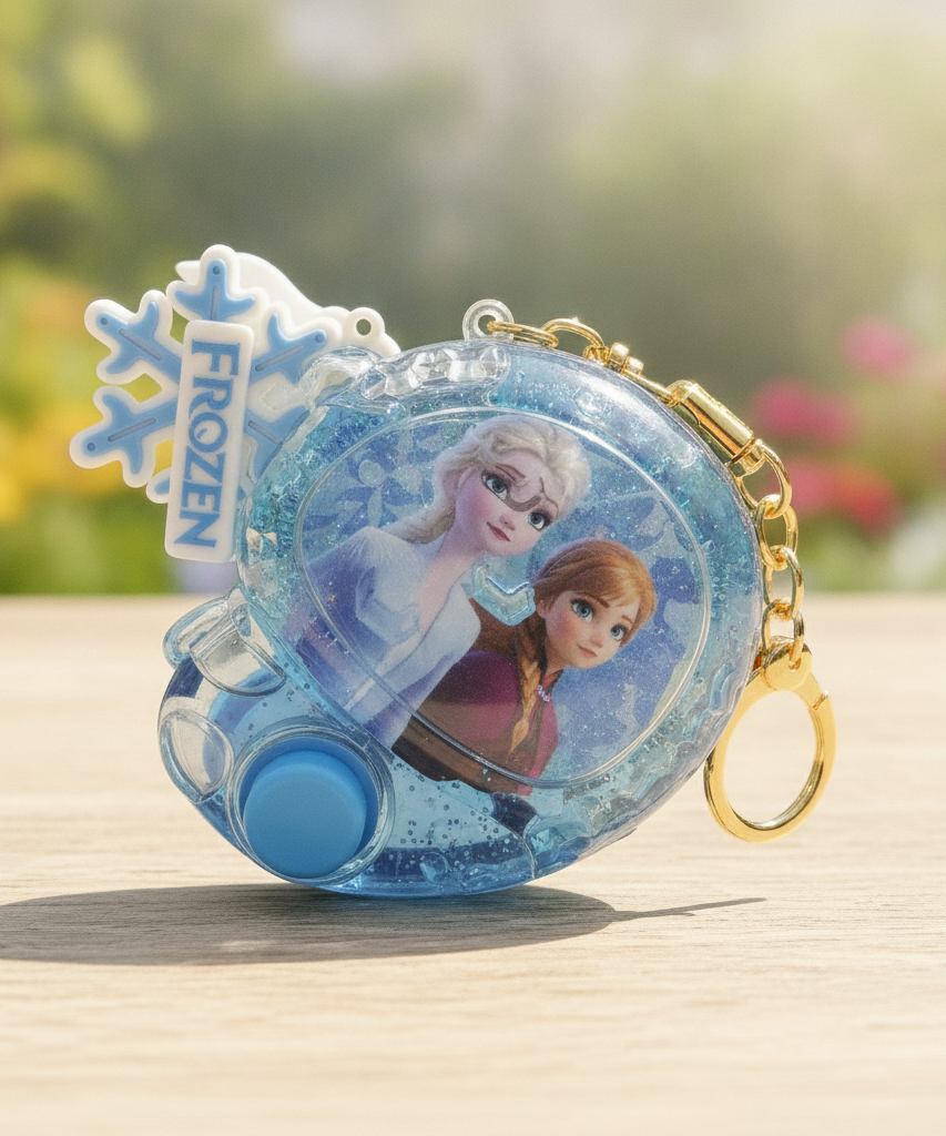 Disney Frozen Series Portable Mini Water Dispenser Keychain