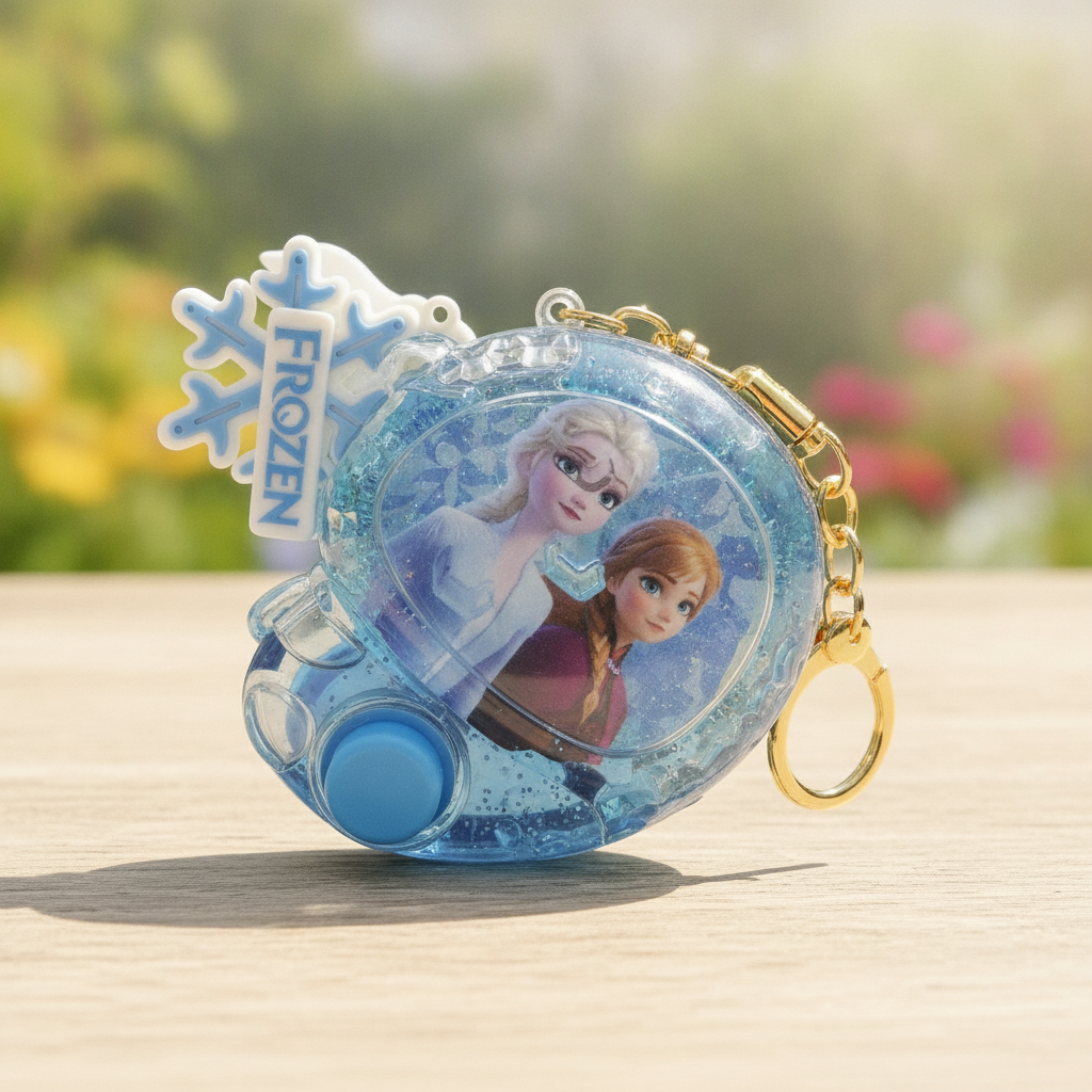 Disney Frozen Series Portable Mini Water Dispenser Keychain