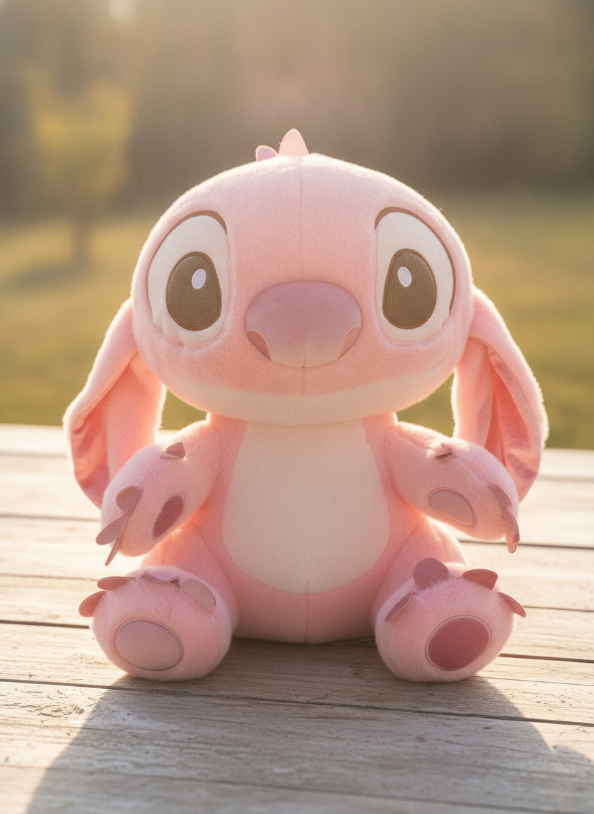 Disney Lilo & Stitch Angel Large Pink Plush Toy
