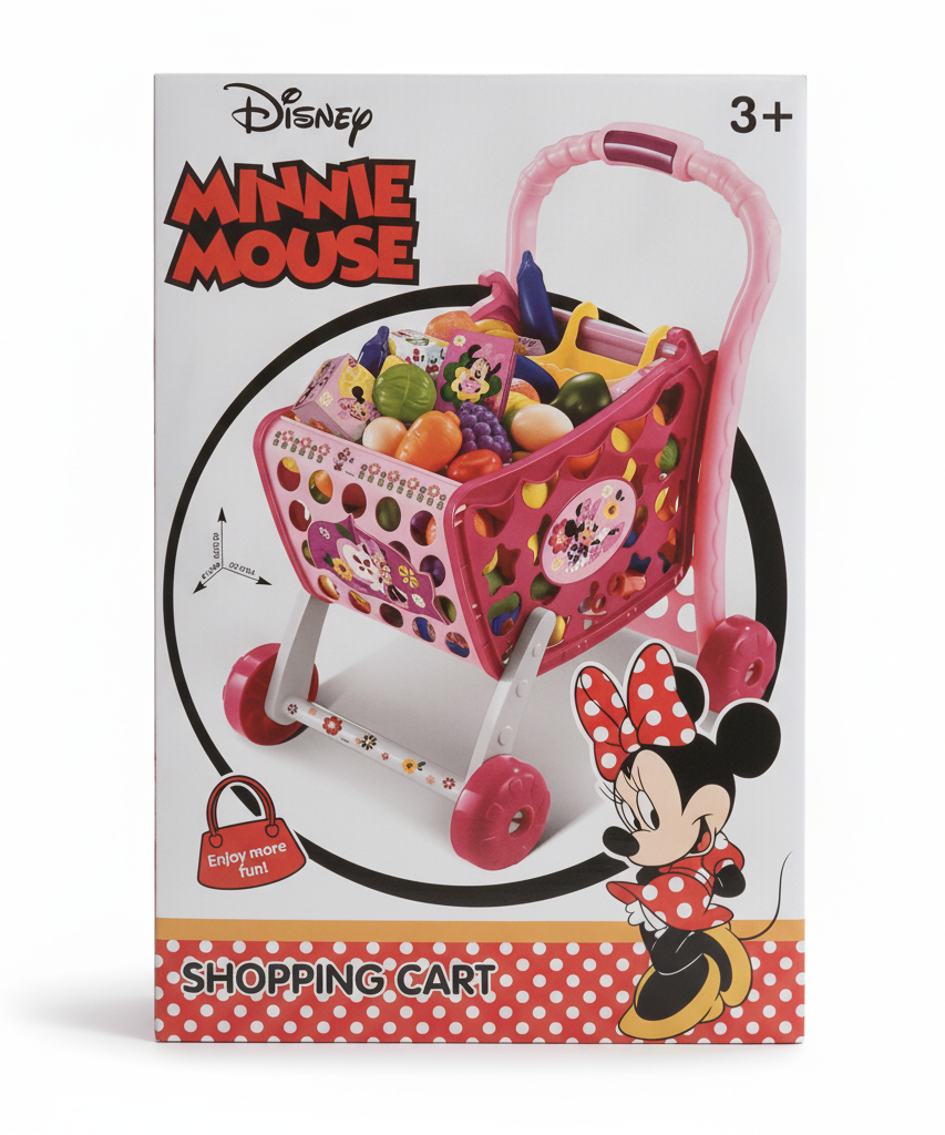 Disney Minnie Mouse Shopping Cart