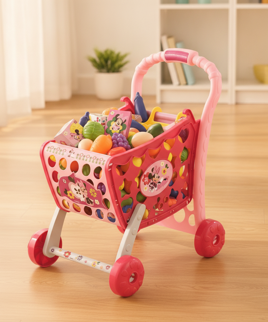 Disney Minnie Mouse Shopping Cart