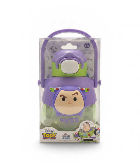 Disney Pixar Buzz Lightyear Character Water Bottle