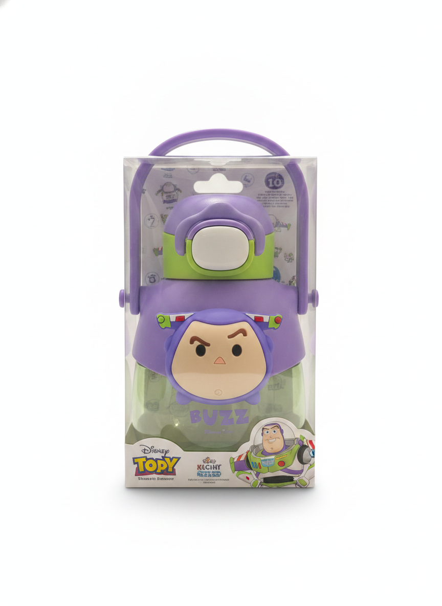 Disney Pixar Buzz Lightyear Character Water Bottle