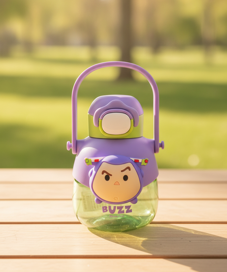 Disney Pixar Buzz Lightyear Character Water Bottle