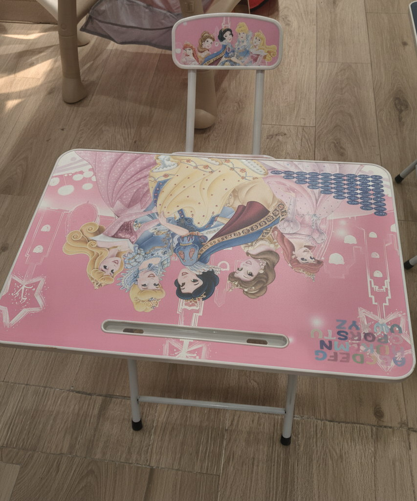Disney Princess Kids' Study Desk and Chair Set
