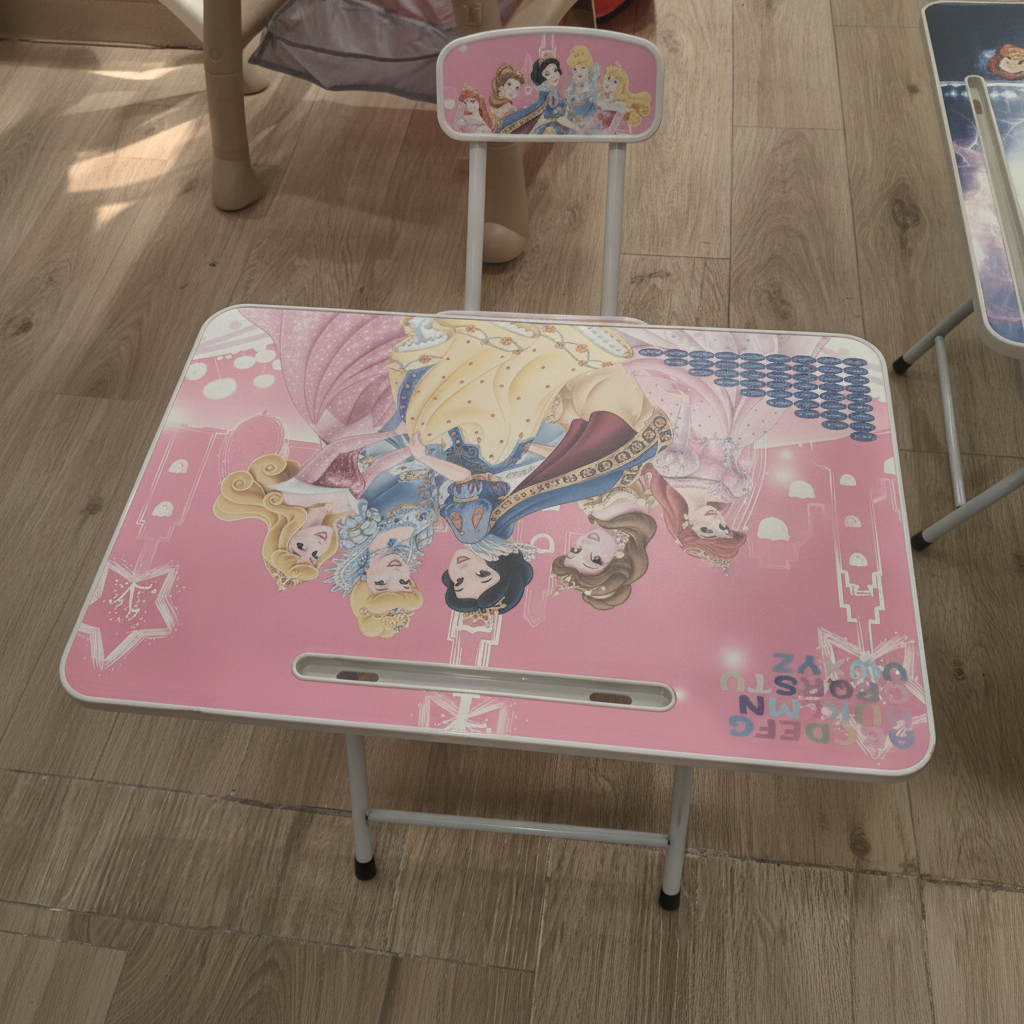 Disney Princess Kids' Study Desk and Chair Set