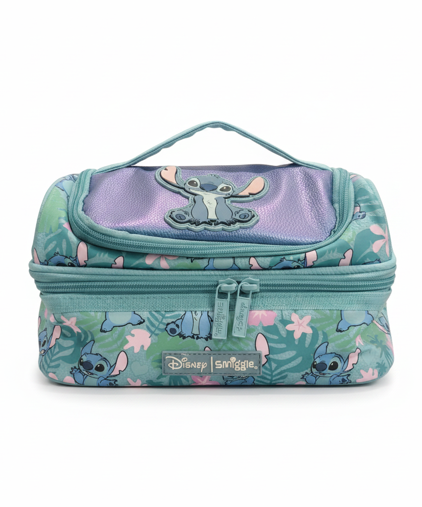 Disney Smiggle Stitch Double Decker Lunchbox