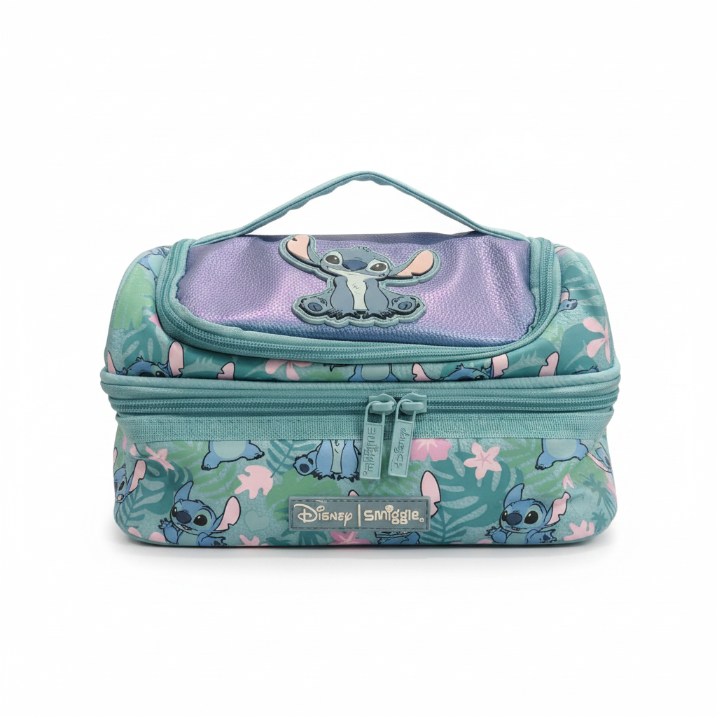 Disney Smiggle Stitch Double Decker Lunchbox