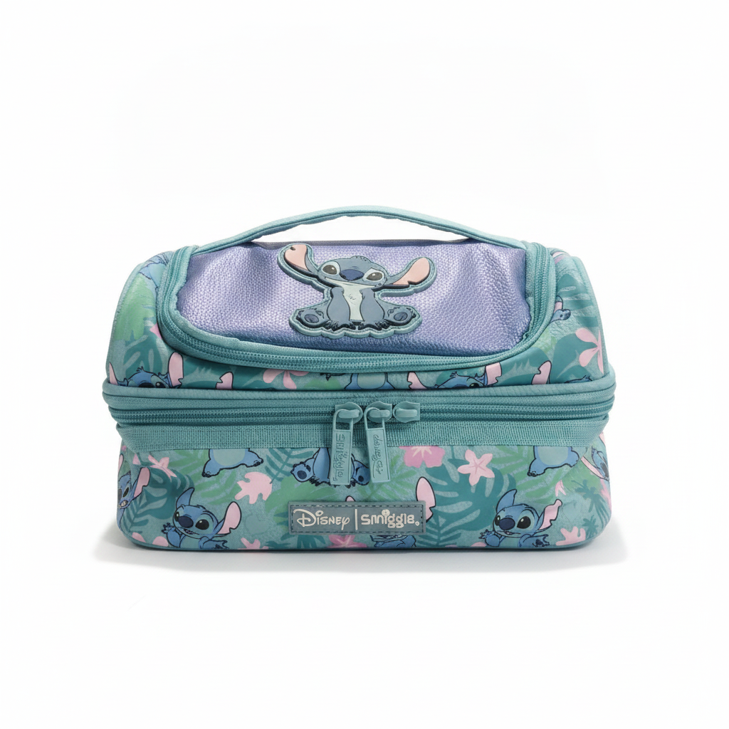 Disney Smiggle Stitch Double Decker Lunchbox