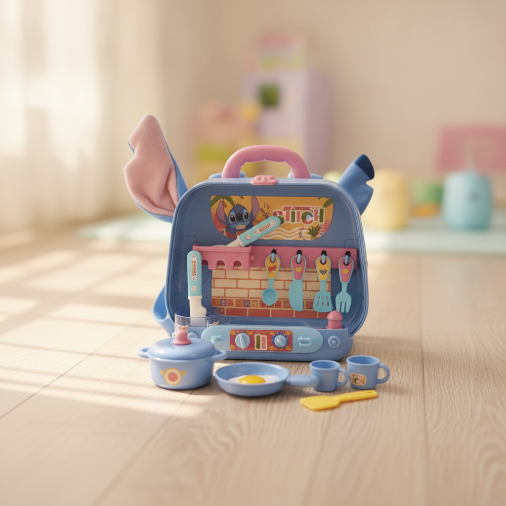 Disney Stitch 2-in-1 Kitchen Sling Bag Toy Set
