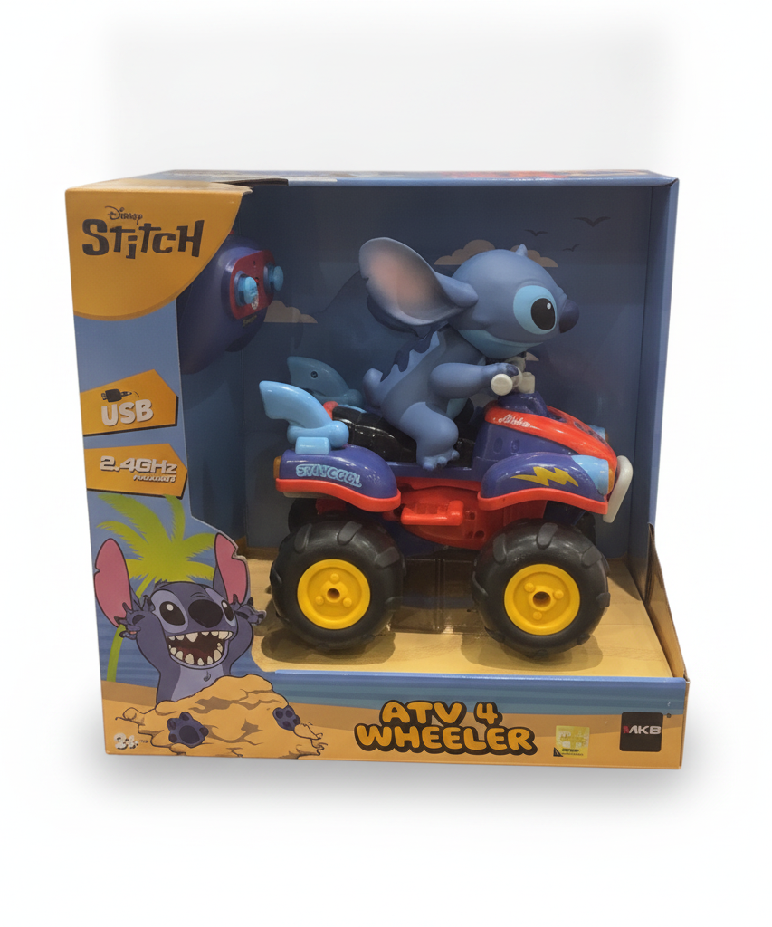Disney Stitch ATV 4 Wheeler Remote Control Toy