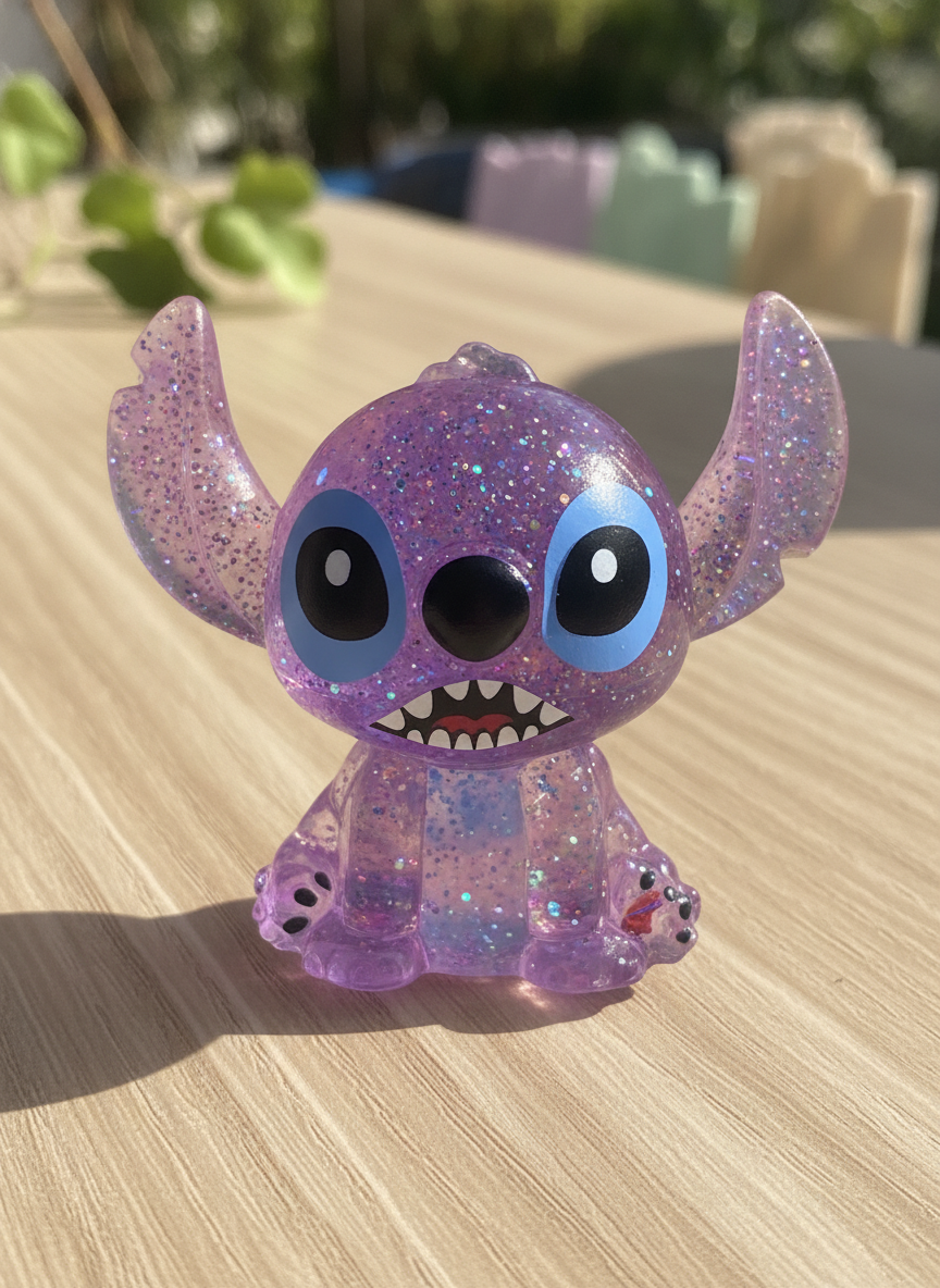 Disney Stitch Glitter Collectible Figure