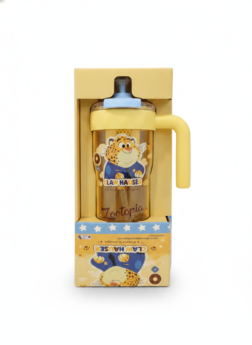 Disney Zootopia Clawhauser Character Water Bottle