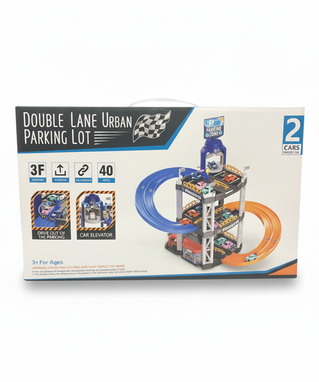 Double Lane Urban Parking Lot