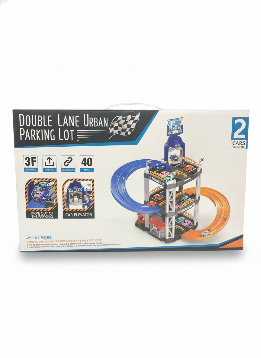 Double Lane Urban Parking Lot