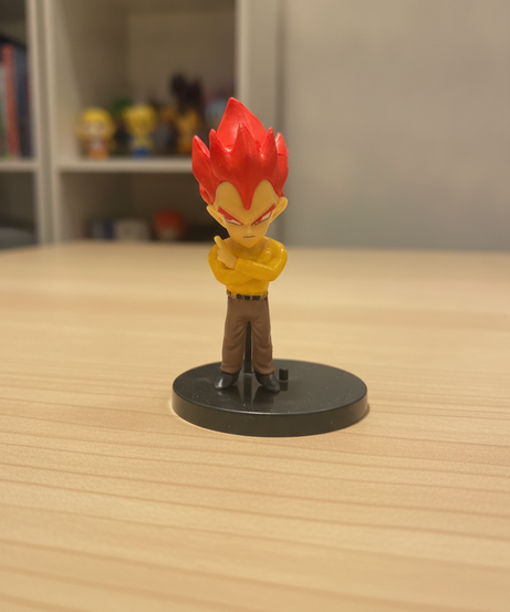 Dragon Ball Z Super Saiyan God Vegeta Mini Figurine