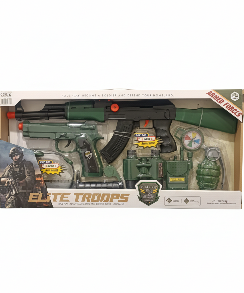 ELITE TROOPS Armed Forces Military Play Set