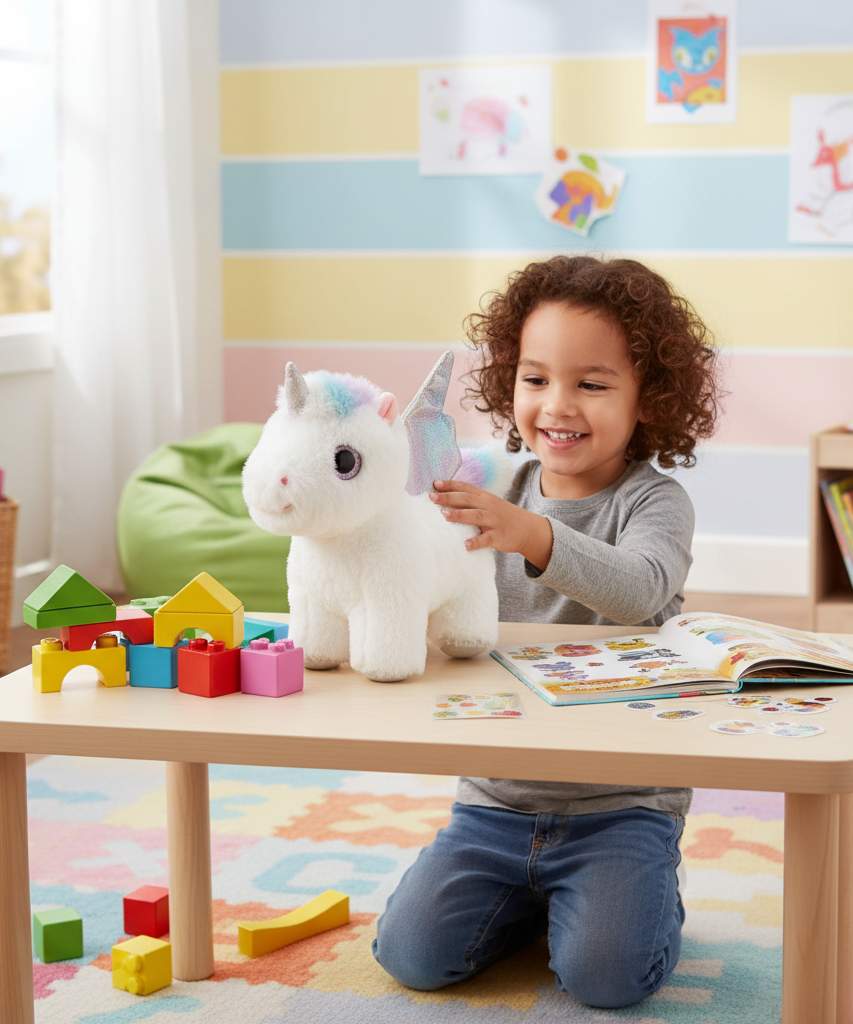 Electronic Plush Pet Mini Cartoon Horse