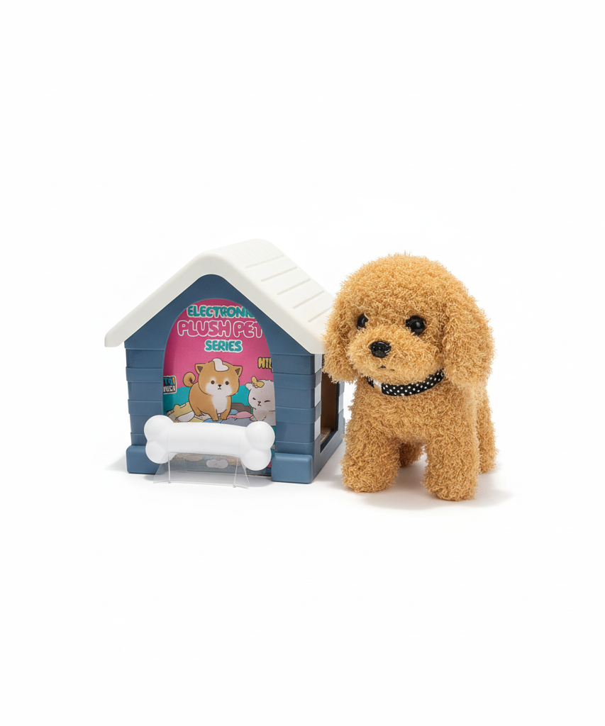 Electronic Plush Pet Series: Mini Plush Pet Pethouse