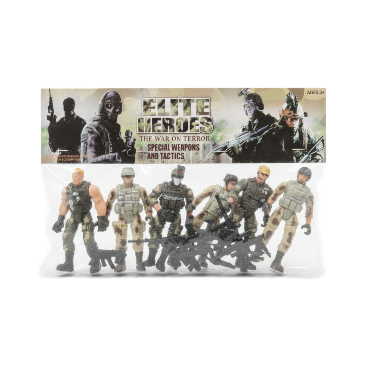 Elite Heroes: The War on Terror - Special Weapons and Tactics Action Figure Set
