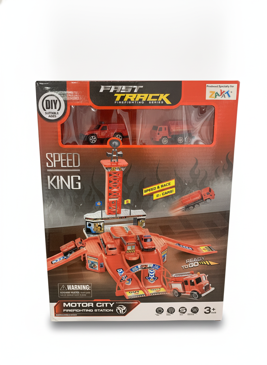 FAST TRACK FIREFIGHTING SERIES SPEED KING MOTOR CITY FIREFIGHTING STATION