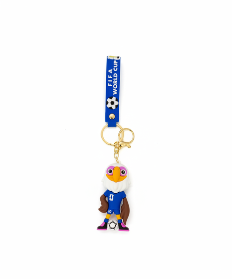 FIFA World Cup Eagle Soccer Mascot Keychain