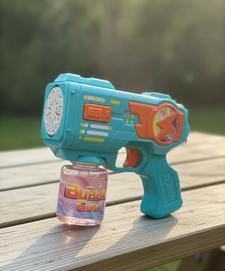 FUN PALS Automatic Lighting! Bubble Gun