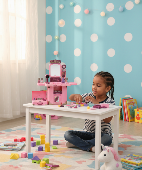 Fashion Style Real Action 3-in-1 Beauty Play Set