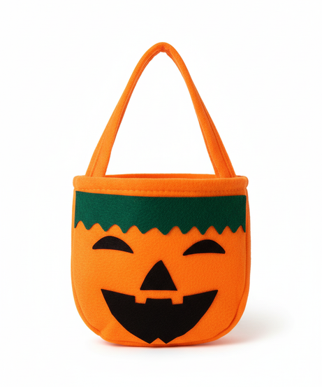Felt Pumpkin Halloween Treat Bag