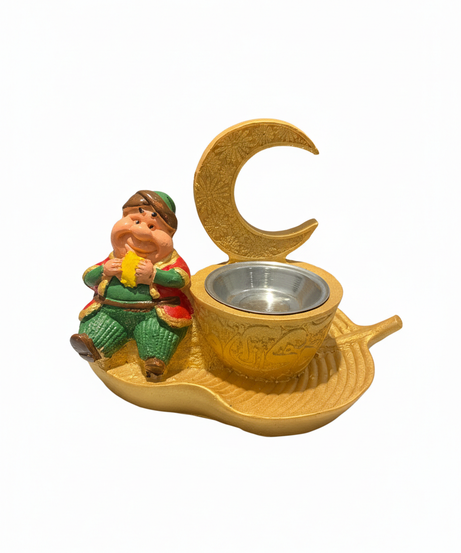 Festive Character & Crescent Moon Incense Burner