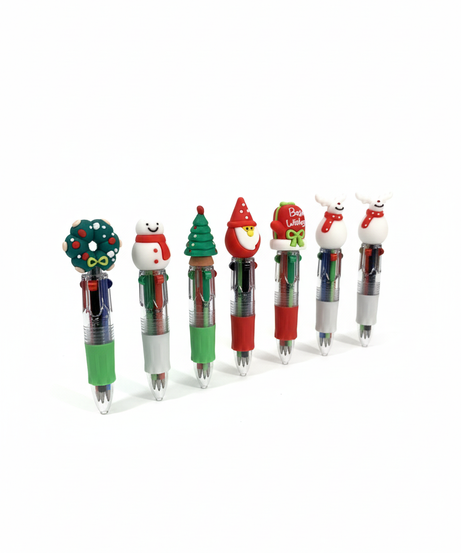 Festive Christmas Character Multi-Color Pen - 1 Pen